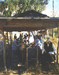 Поездка в Годеново. Трапеза во дворе восстанавливающегося Сошественского храма(16.09.2001)